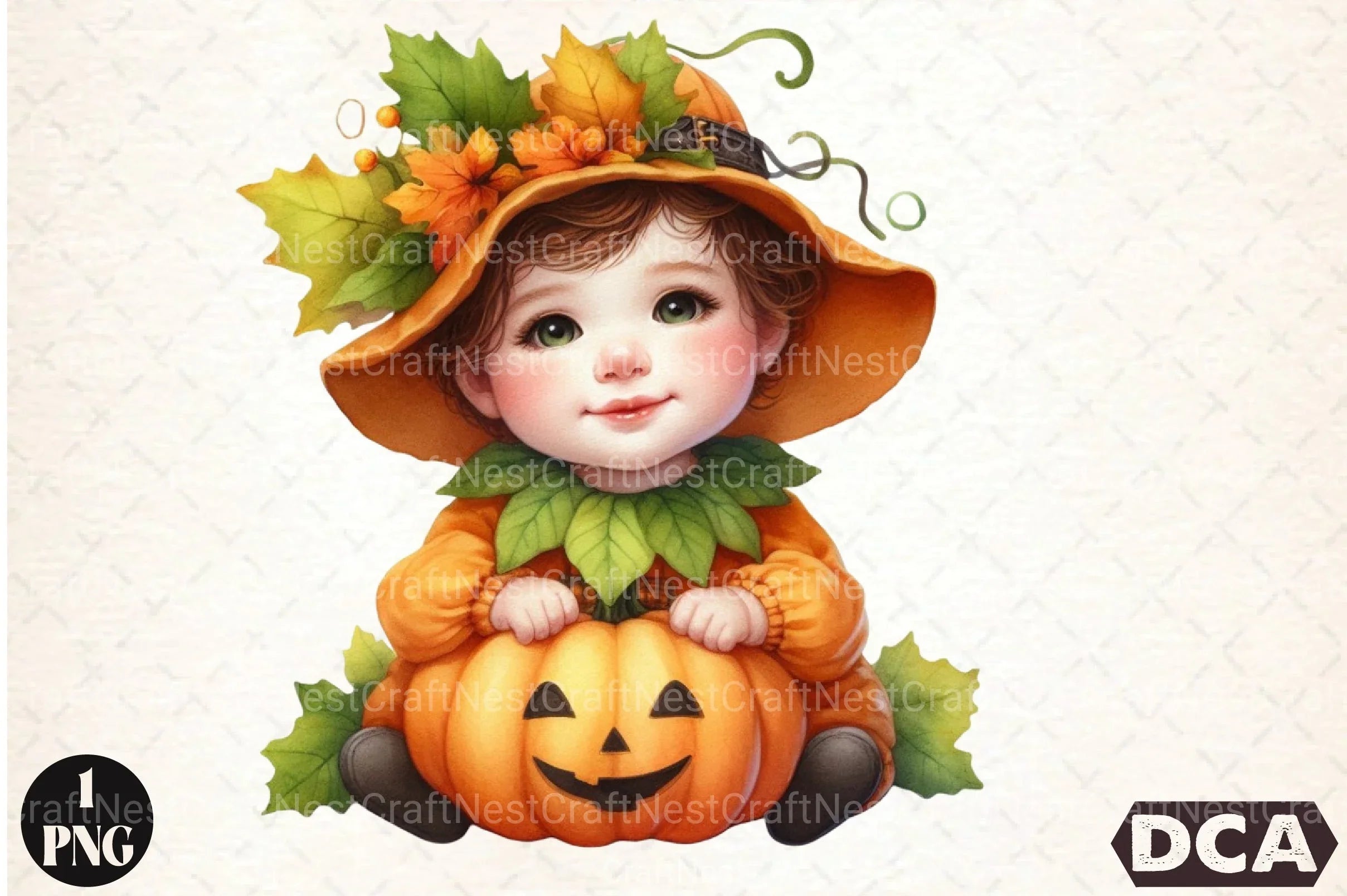 Halloween Baby Clipart Bundle - CraftNest - Digital Crafting and Art
