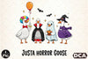 Funny Halloween Horror Goose Clipart Bundle