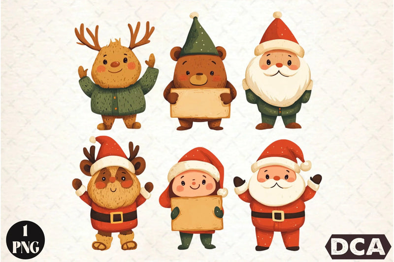 Funny Kawaii Characters Clipart Bundle - CraftNest - Digital Crafting and Art