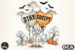 Stay Creepy Halloween Clipart Bundle - CraftNest - Digital Crafting and Art