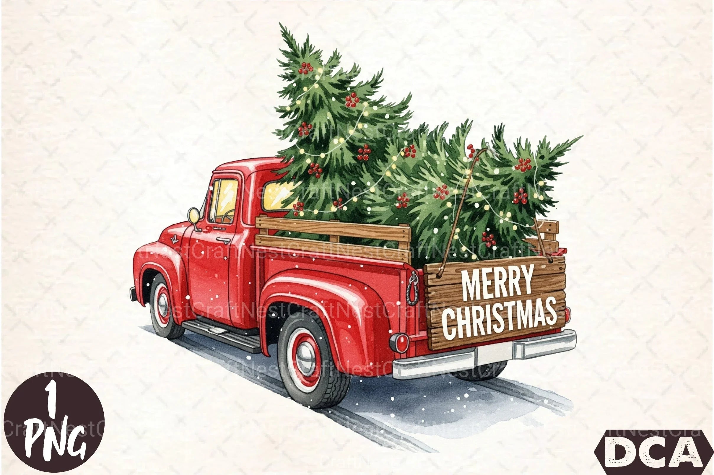 Western Christmas Clipart Bundle 55 - CraftNest - Digital Crafting and Art