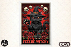 Feelin' Witchy Cats Crazy Clipart Bundle - CraftNest - Digital Crafting and Art