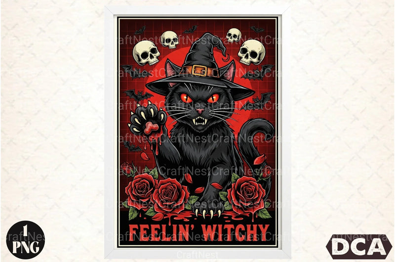 Feelin' Witchy Cats Crazy Clipart Bundle - CraftNest - Digital Crafting and Art