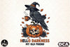 Raven Crow Coffee Halloween Clipart Bundle