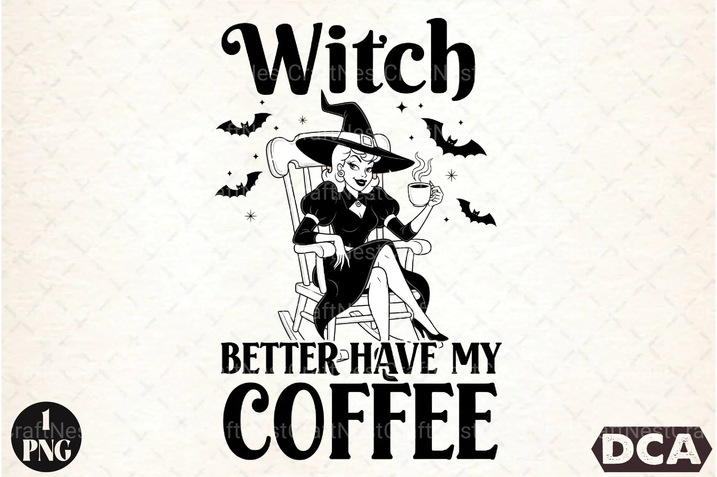 Halloween Witch Coffee Clipart Bundle - CraftNest - Digital Crafting and Art