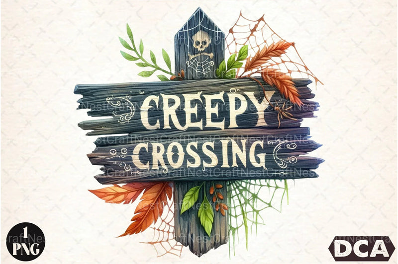 Creepy Crossing Clipart Bundle 4 - CraftNest - Digital Crafting and Art