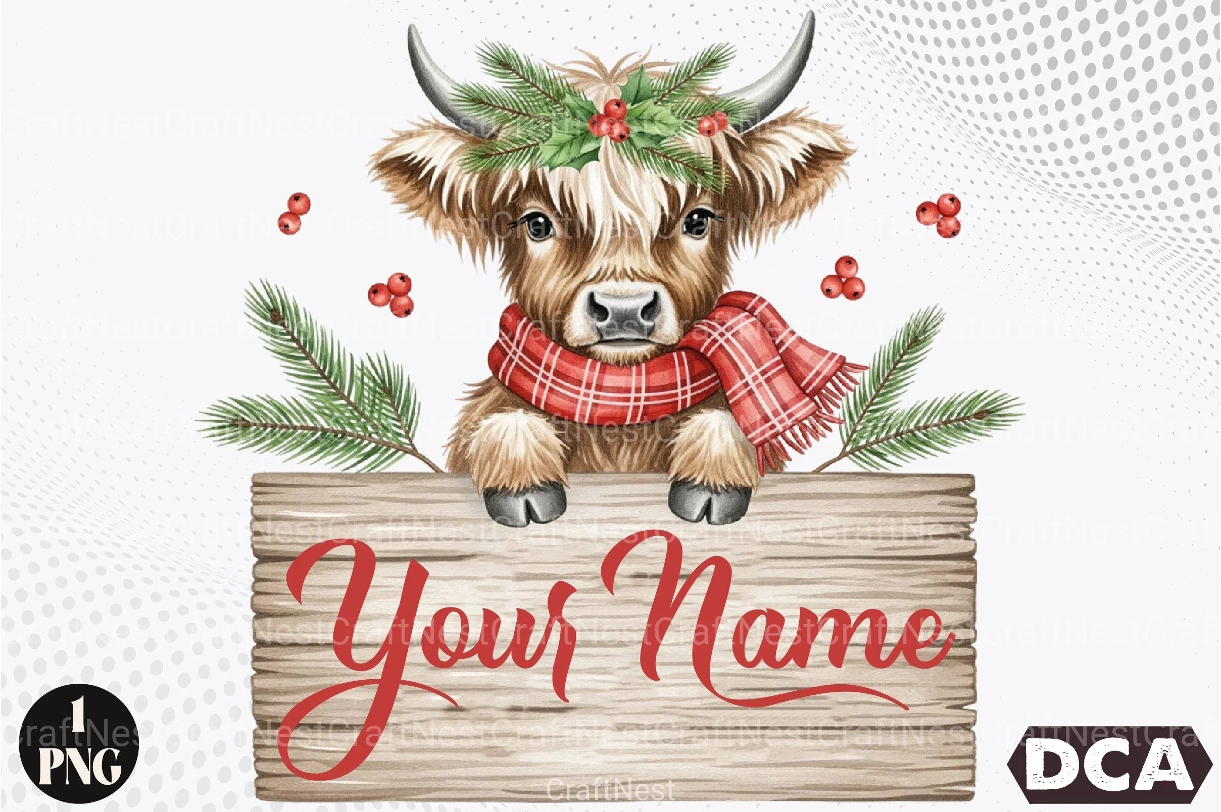 Western Christmas Country Clipart Bundle 3 - CraftNest - Digital Crafting and Art