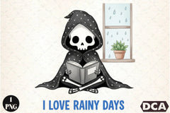 I Love Rainy Days Halloween Clipart Bundle - CraftNest - Digital Crafting and Art