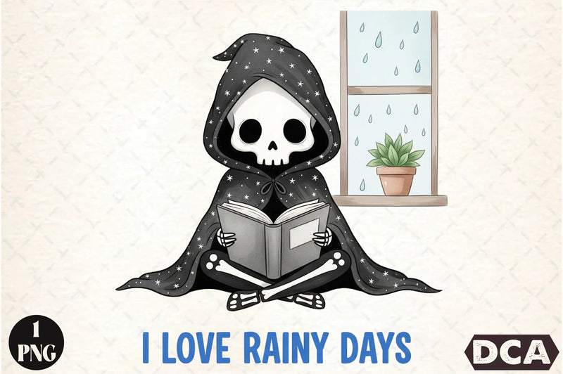 I Love Rainy Days Halloween Clipart Bundle - CraftNest - Digital Crafting and Art
