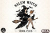 Vintage Salem Witch Book Club Halloween Clipart Bundle