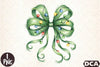 Festive Green Grinch Bow Christmas Clipart Bundle