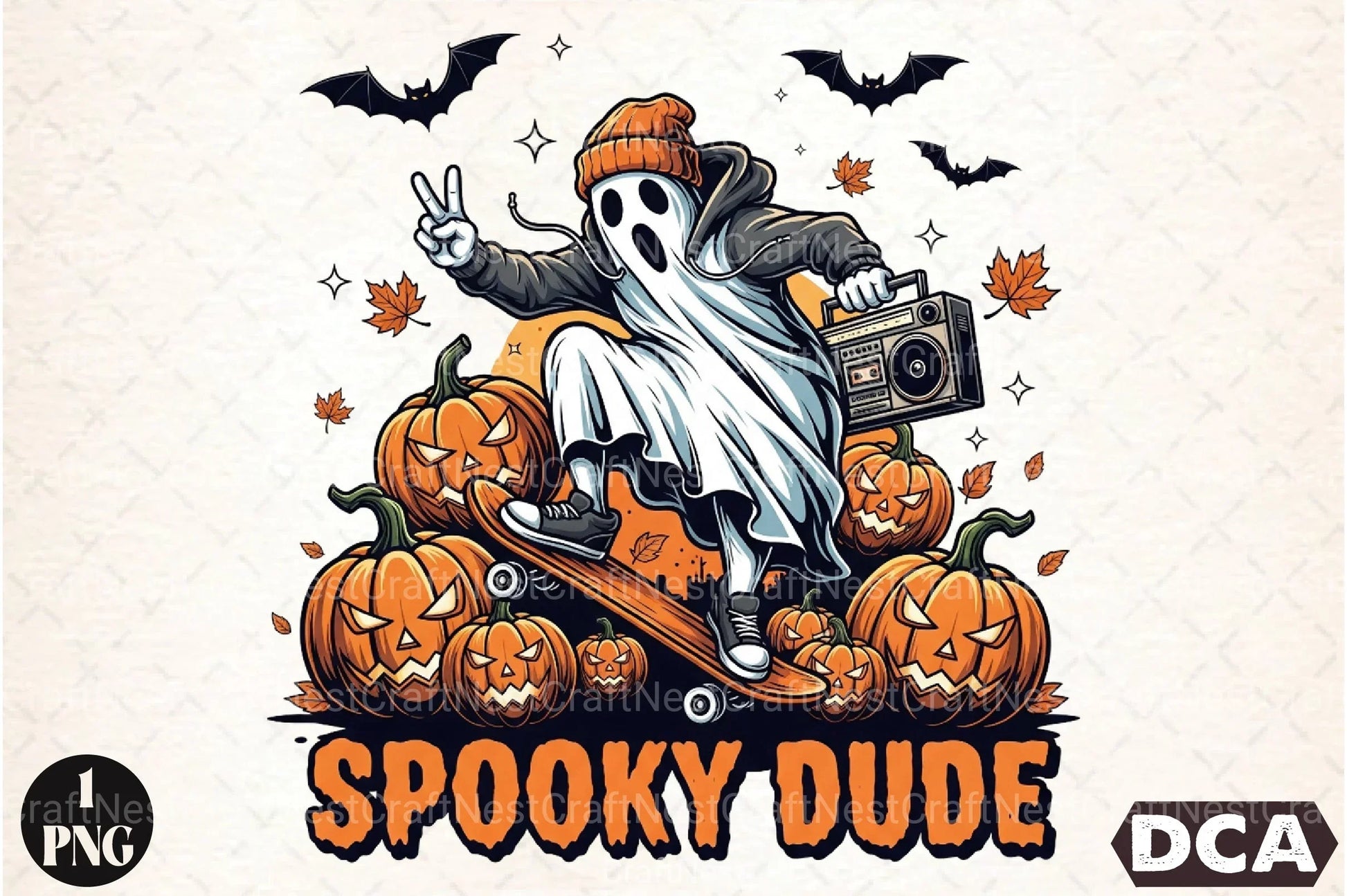 Retro Halloween Boy Clipart Bundle - CraftNest - Digital Crafting and Art