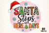 Santa Stops Here Clipart Bundle