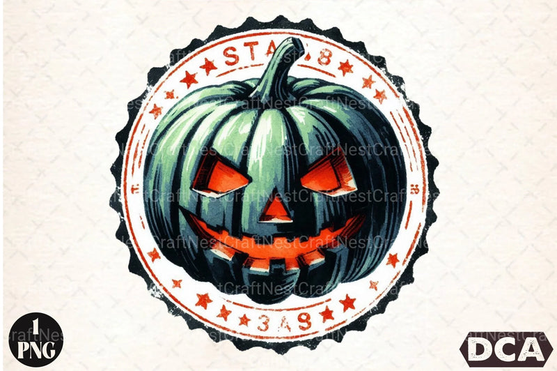 Halloween Stamp Clipart Bundle 9 - CraftNest - Digital Crafting and Art