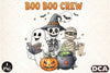 Boo Crew Halloween Nurse Ghost Clipart Bundle