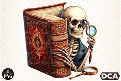 Funny Skeleton Peeking Clipart Bundle 3 - CraftNest - Digital Crafting and Art