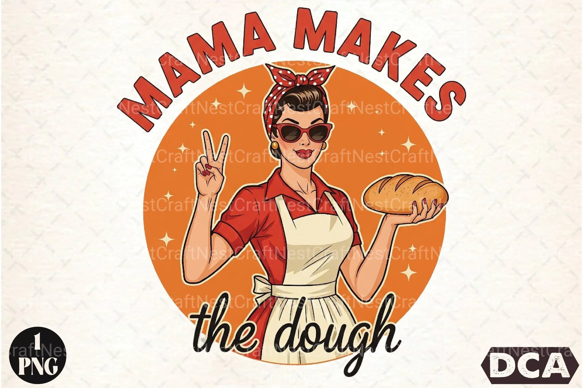 Funny Sourdough Mama Clipart Bundle - CraftNest - Digital Crafting and Art
