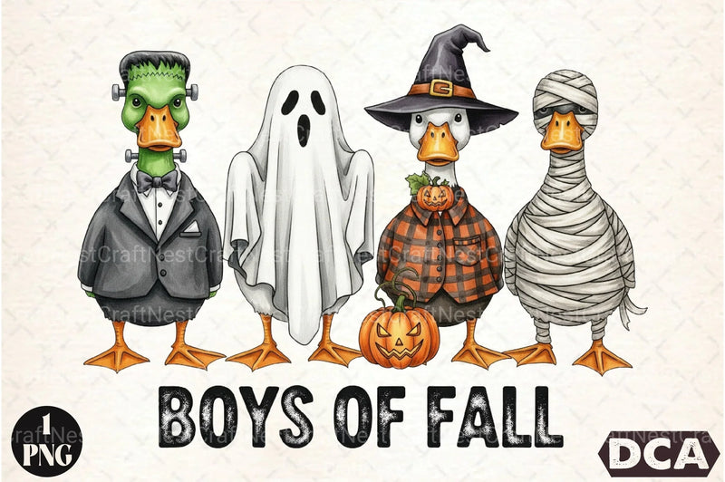 Boys of Fall Halloween Clipart Bundle - CraftNest - Digital Crafting and Art
