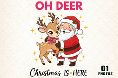Oh Deer Christmas Clipart Bundle - CraftNest - Digital Crafting and Art