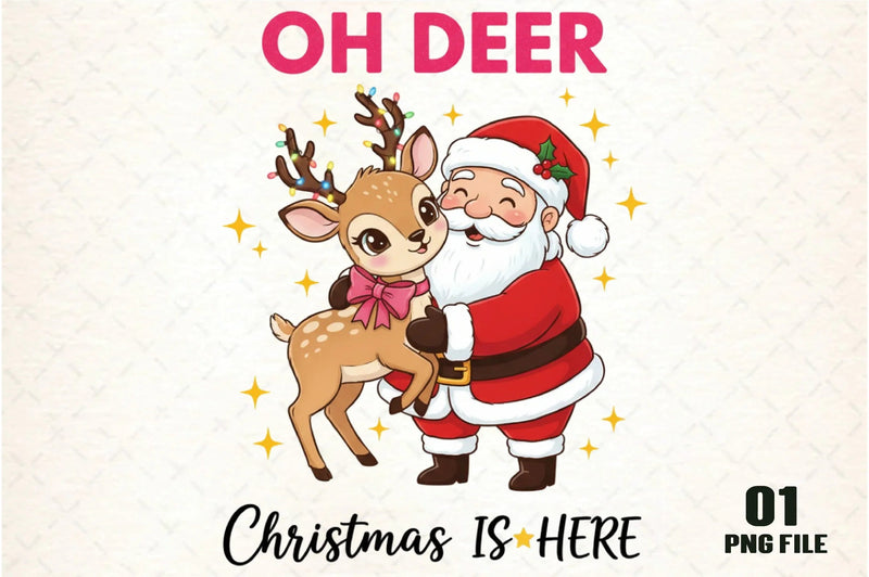 Oh Deer Christmas Clipart Bundle - CraftNest - Digital Crafting and Art