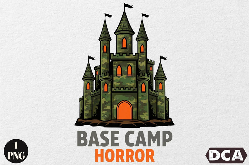 Camo Castle Halloween Clipart Bundle - CraftNest - Digital Crafting and Art