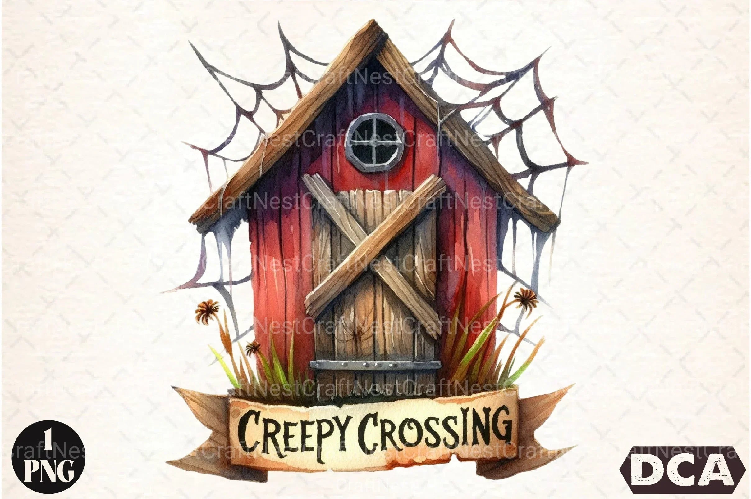 Creepy Crossing Clipart Bundle 3 - CraftNest - Digital Crafting and Art
