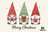 Merry Christmas Gnomes Clipart Bundle