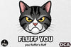 Fluff You Funny Cat Clipart Bundle