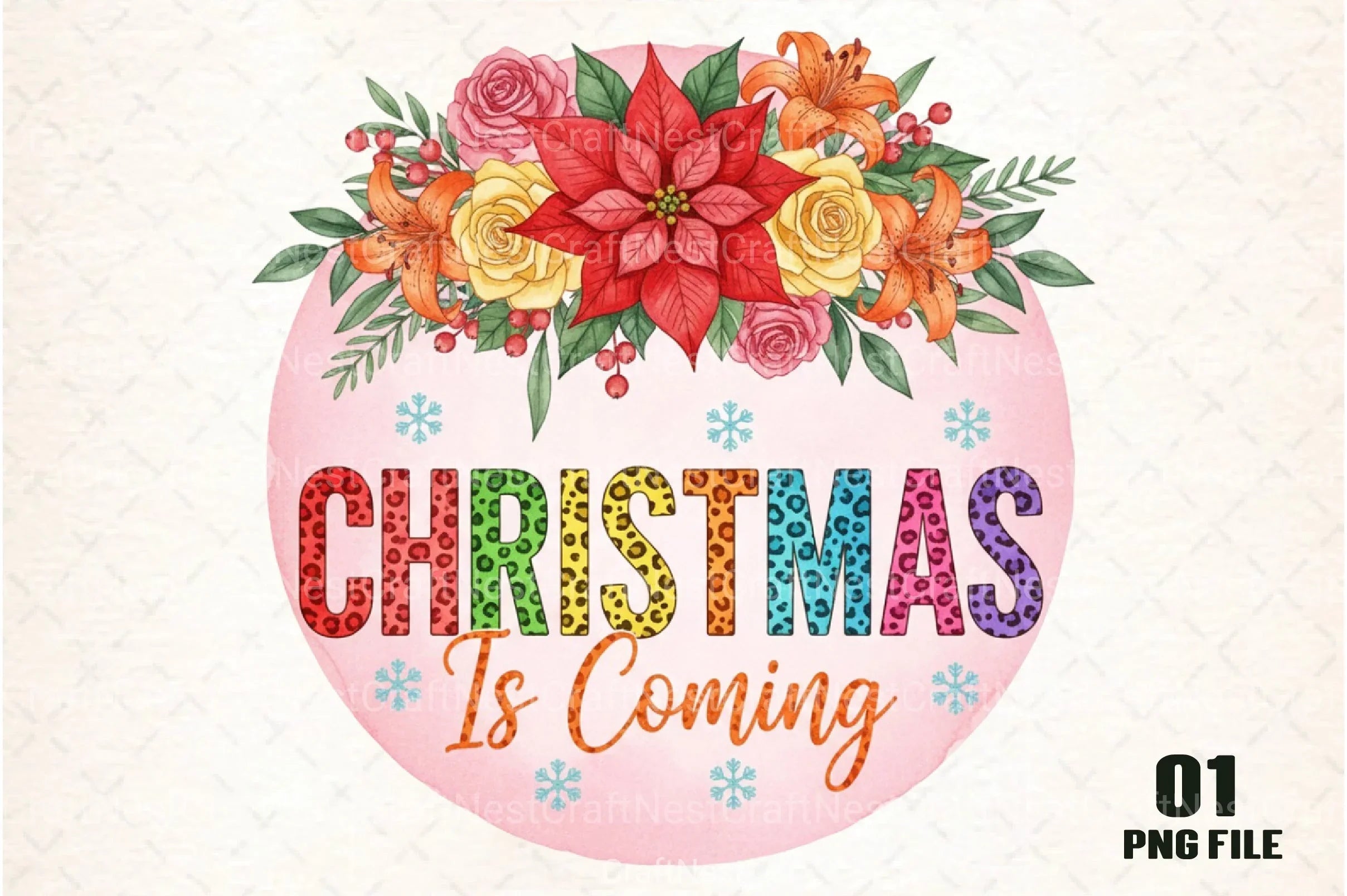 Christmas Clipart Bundle: Festive Holiday Designs 33 - CraftNest - Digital Crafting and Art