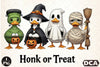 Halloween Goose Trick or Treat Clipart Bundle