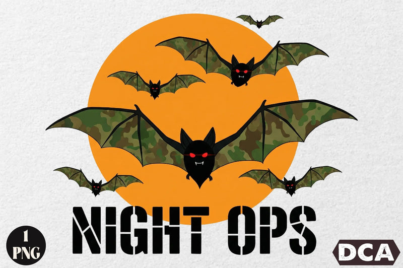 Camo Bats Halloween Clipart Bundle - CraftNest - Digital Crafting and Art