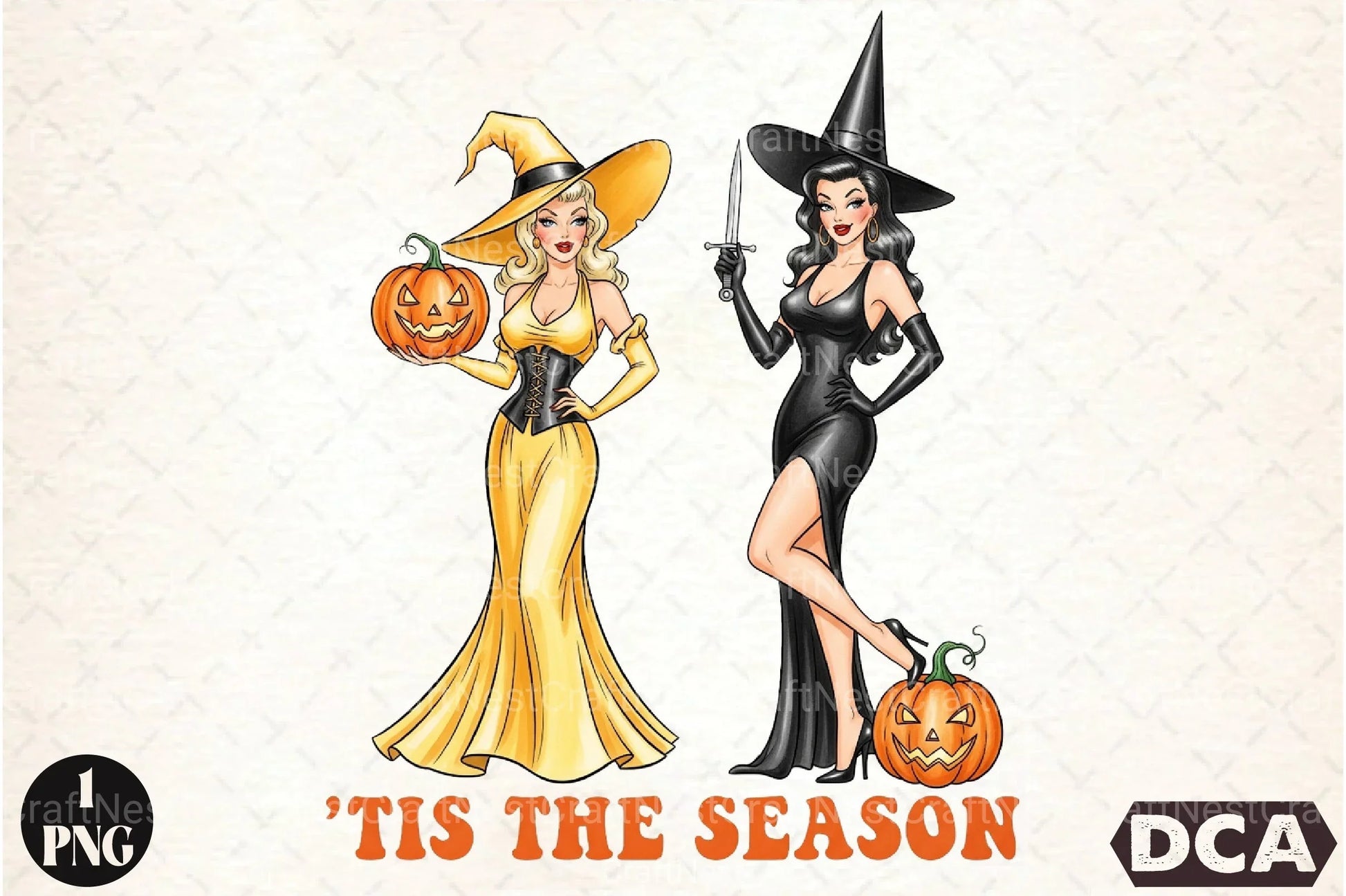 Vintage Halloween Clipart Bundle 20 - CraftNest - Digital Crafting and Art