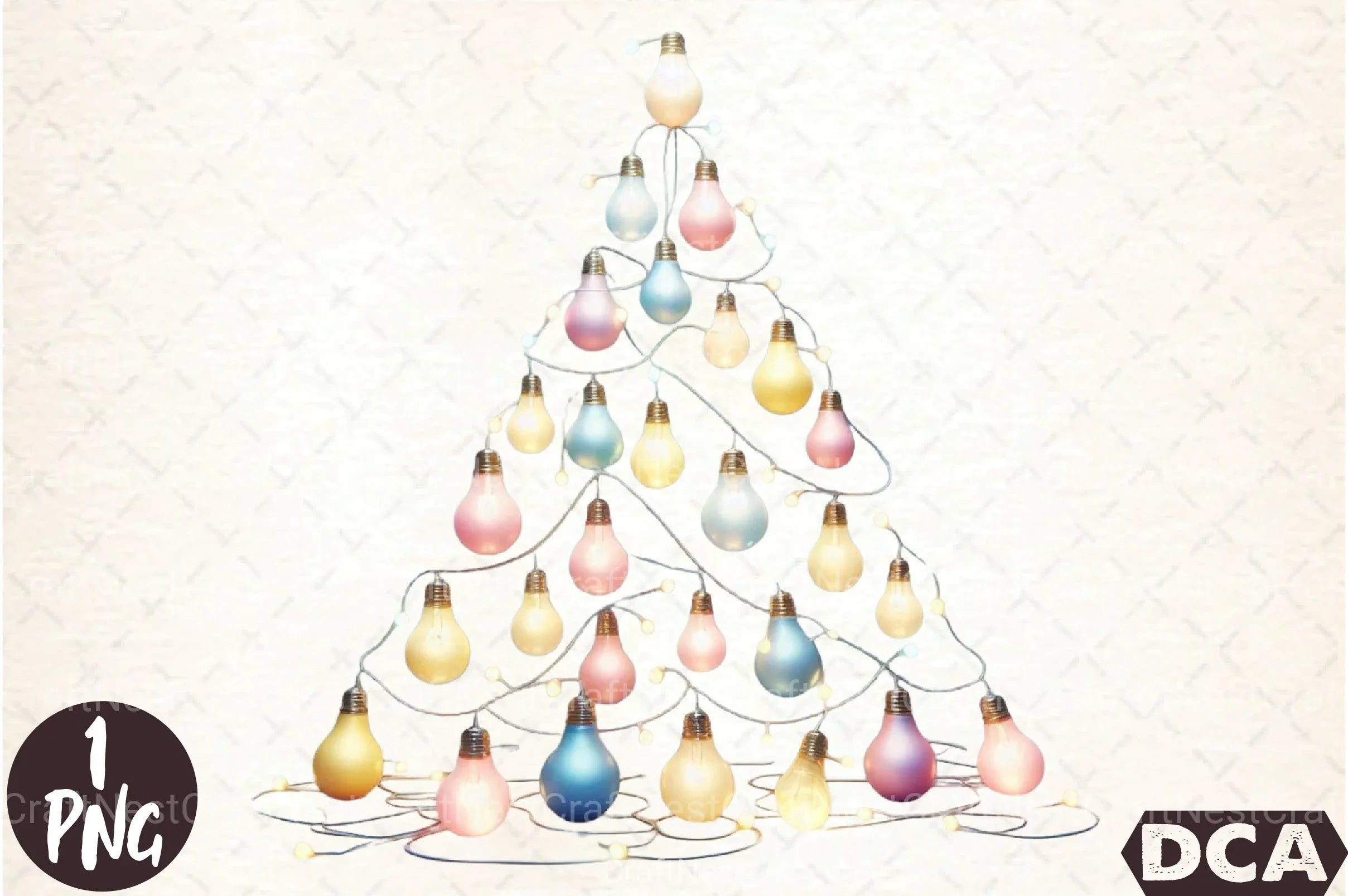 Christmas Light Clipart Bundle 2 - CraftNest - Digital Crafting and Art