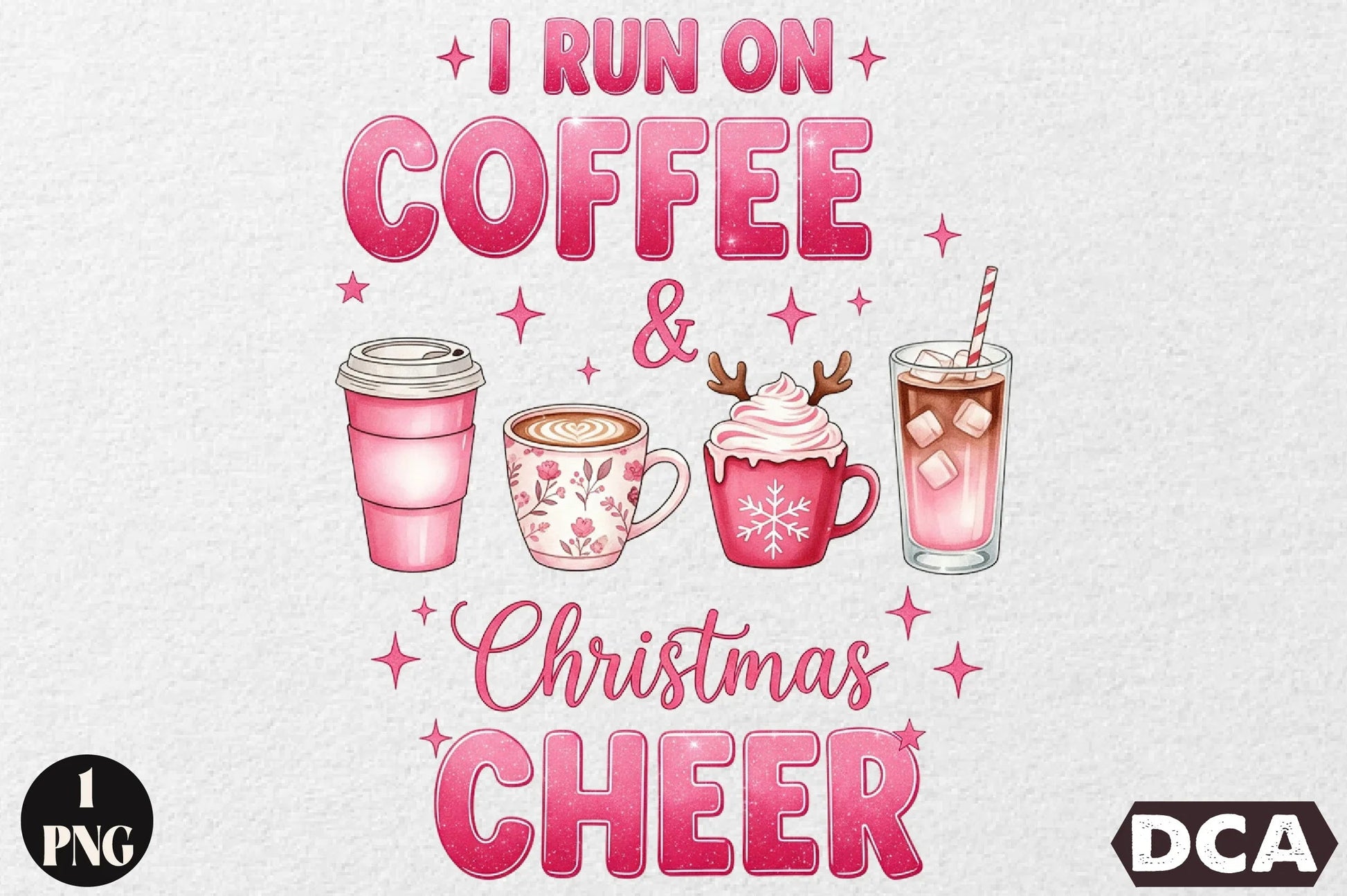 Coffee & Christmas Cheer Clipart Bundle - CraftNest - Digital Crafting and Art
