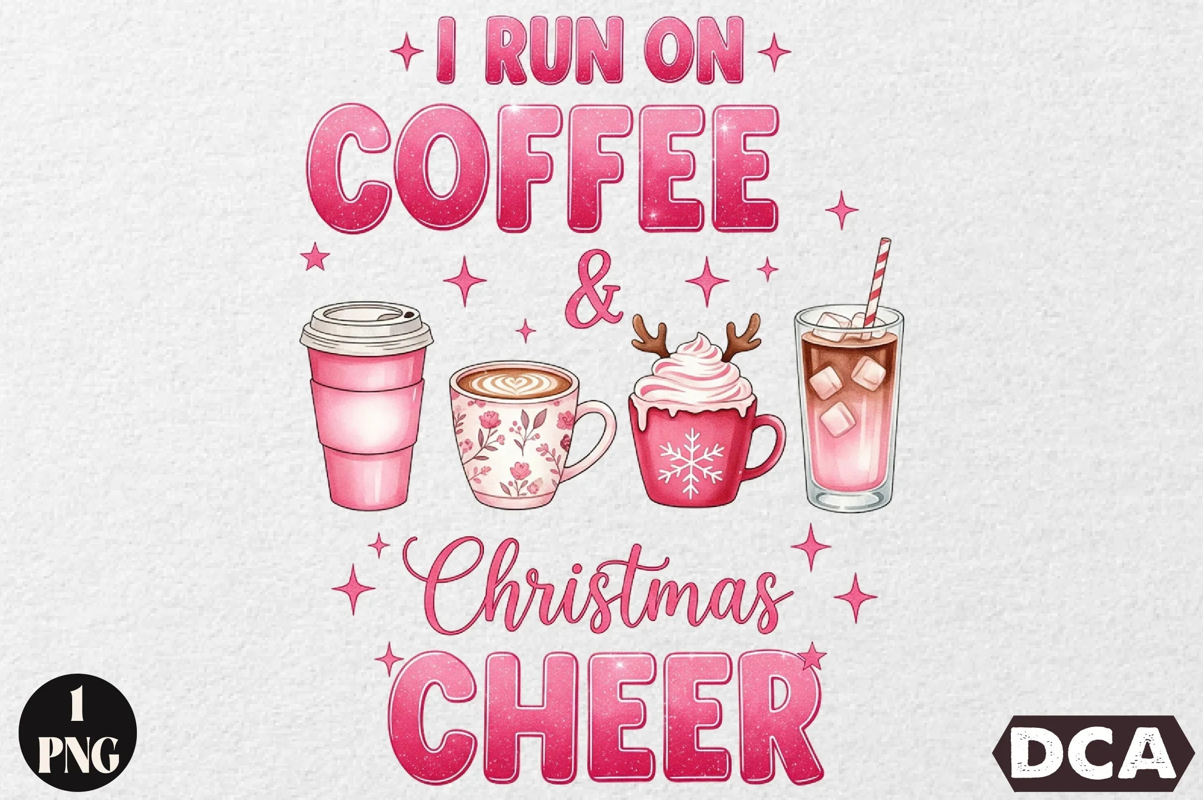 Coffee & Christmas Cheer Clipart Bundle - CraftNest - Digital Crafting and Art