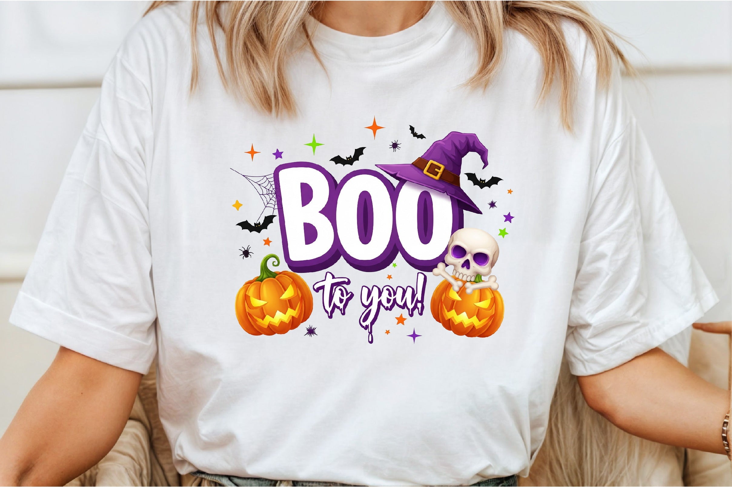 Boo To You Halloween Clipart Bundle