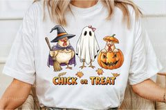 Chick or Treat Retro Halloween Clipart Bundle - CraftNest - Digital Crafting and Art