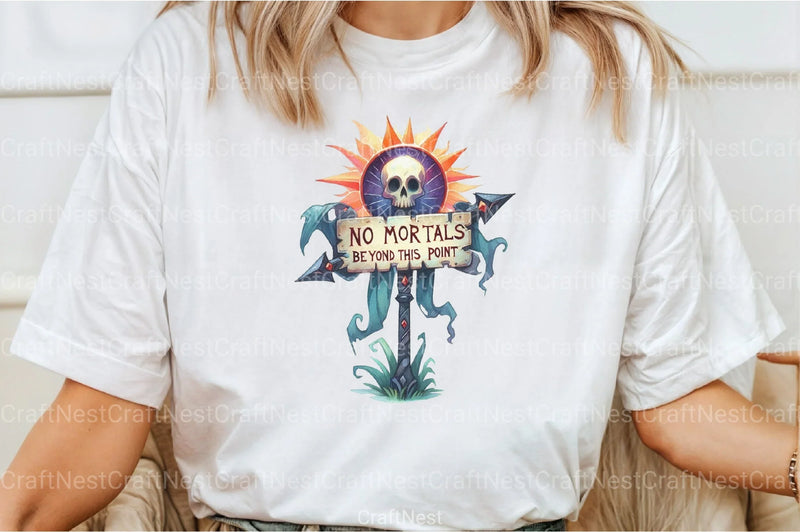 No Mortals Beyond This Point Clipart Bundle - CraftNest - Digital Crafting and Art