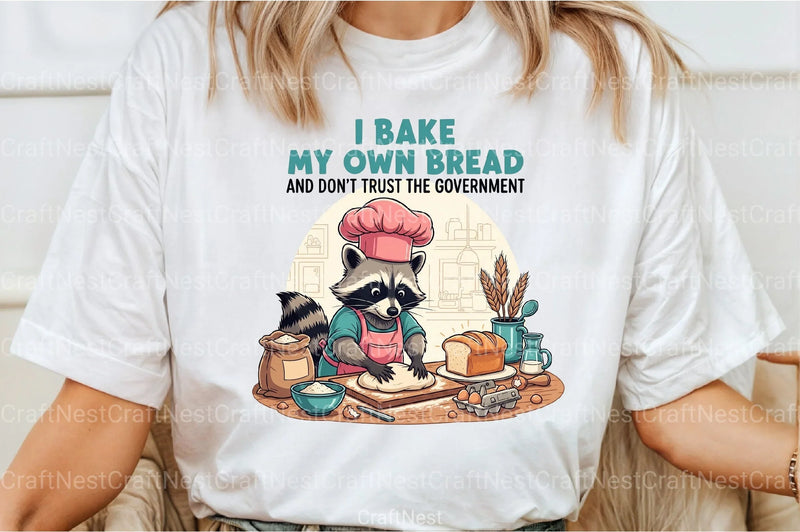 Funny Raccoon Bakery Clipart Bundle - CraftNest - Digital Crafting and Art