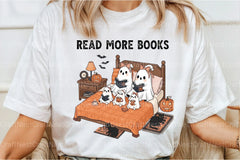 Read More Books: Ghost & Book Clipart Bundle - CraftNest - Digital Crafting and Art