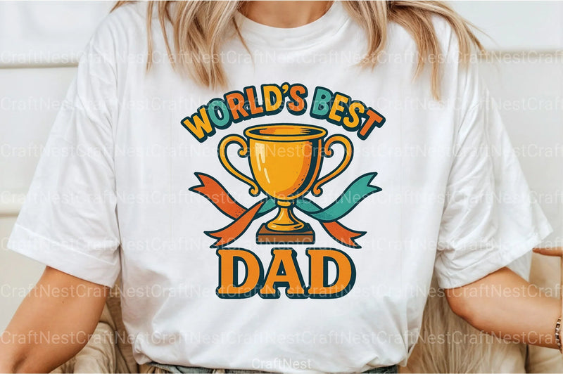 World's Best Dad Clipart Bundle - CraftNest - Digital Crafting and Art