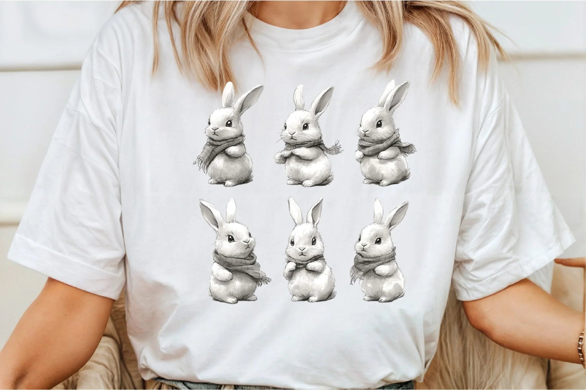Bunny Illustration Clipart Bundle - CraftNest - Digital Crafting and Art