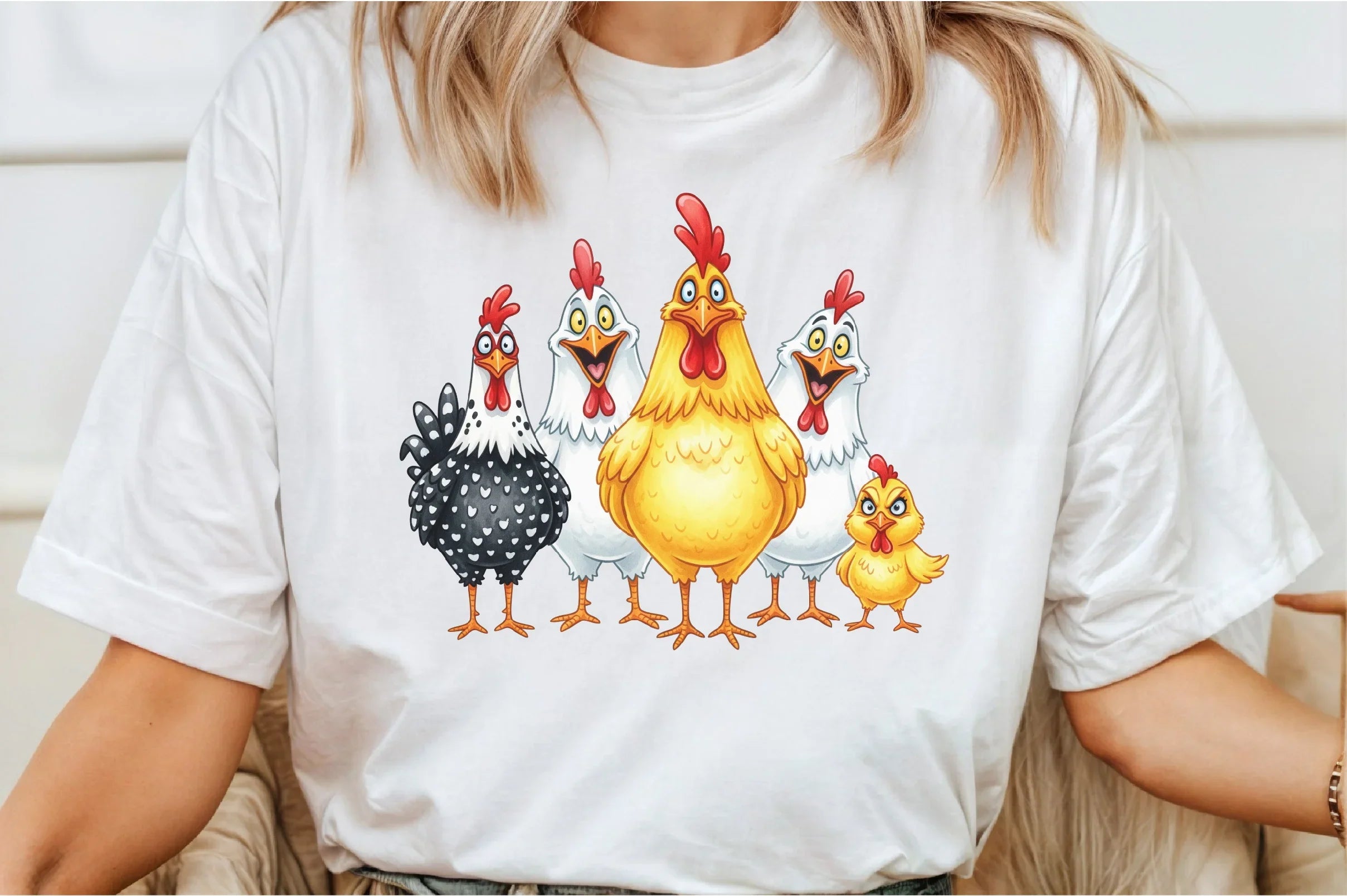 Funny Chickens Clipart Bundle - CraftNest - Digital Crafting and Art