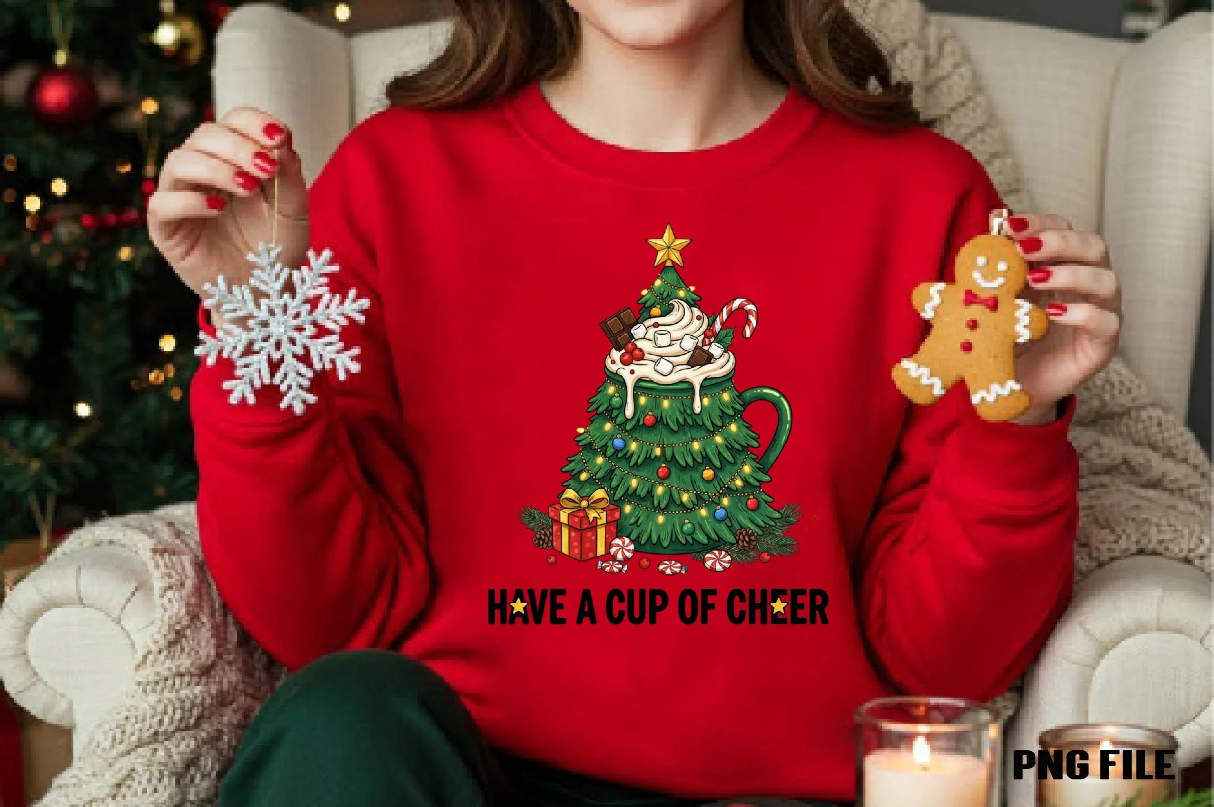 Have A Cup Of Cheer Christmas Clipart Bundle - CraftNest - Digital Crafting and Art
