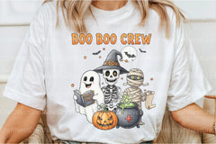 Boo Crew Halloween Nurse Ghost Clipart Bundle - CraftNest - Digital Crafting and Art
