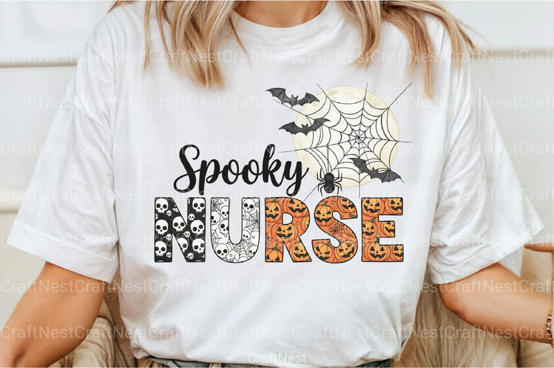 Spooky Nurse Halloween Clipart Bundle 90 - CraftNest - Digital Crafting and Art