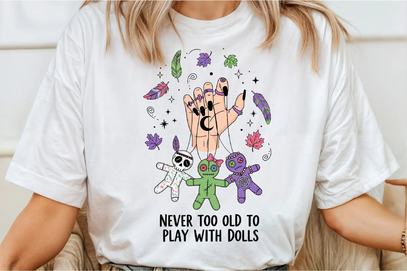 Never Too Old to Play with Dolls Clipart Bundle - CraftNest - Digital Crafting and Art