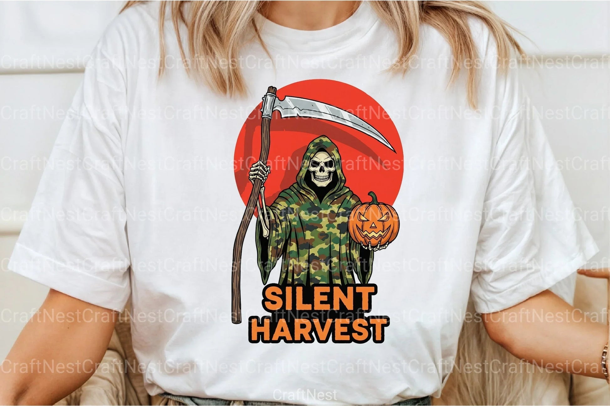 Camo Death Halloween Clipart Bundle - CraftNest - Digital Crafting and Art