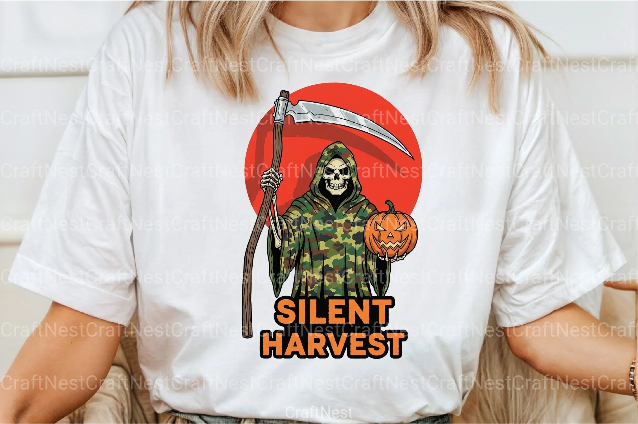 Camo Death Halloween Clipart Bundle - CraftNest - Digital Crafting and Art