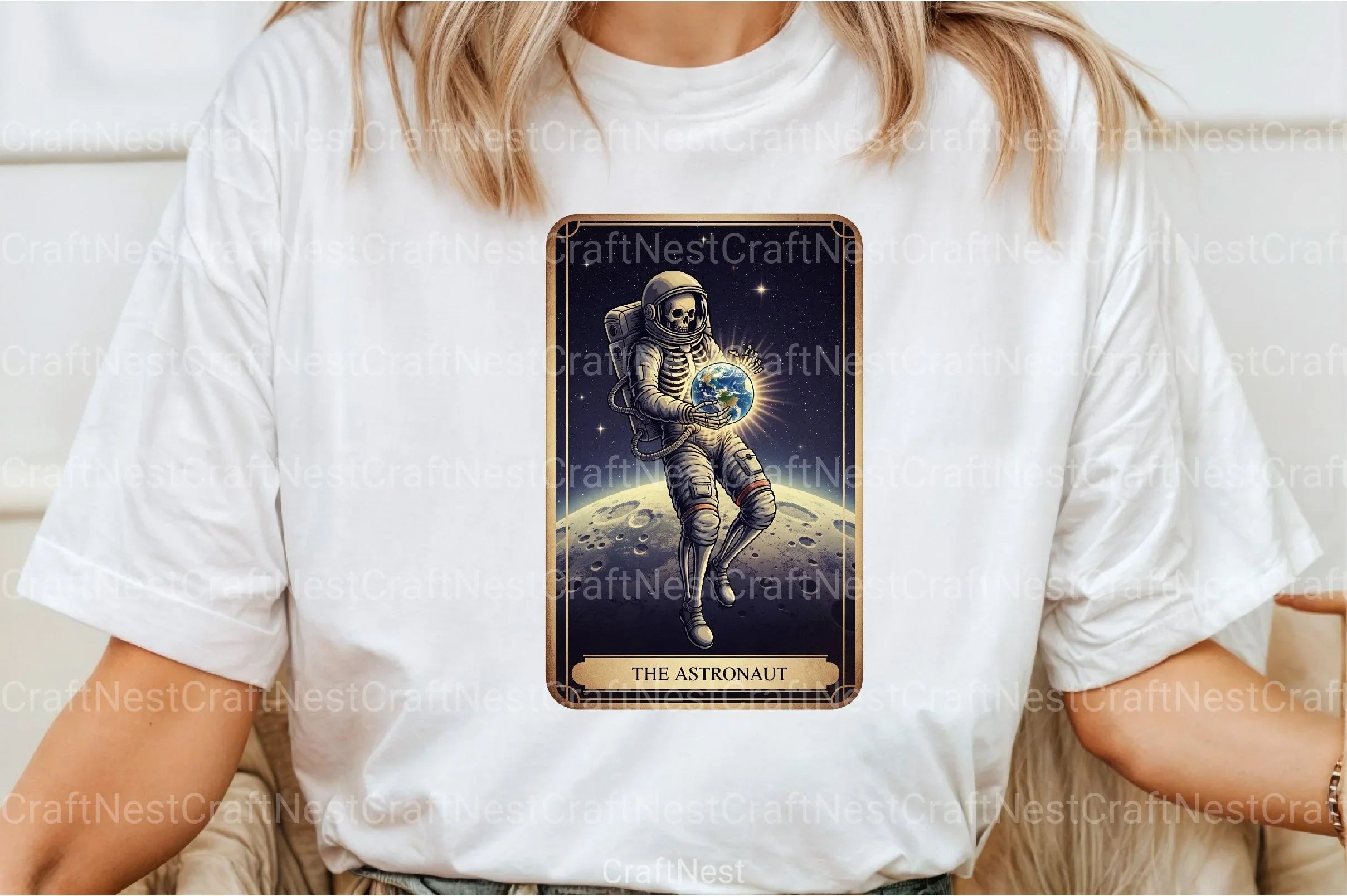 Astronaut Halloween Tarot Card Clipart Bundle - CraftNest - Digital Crafting and Art